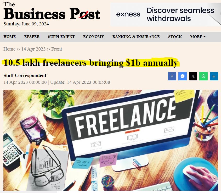 freelancers annually report